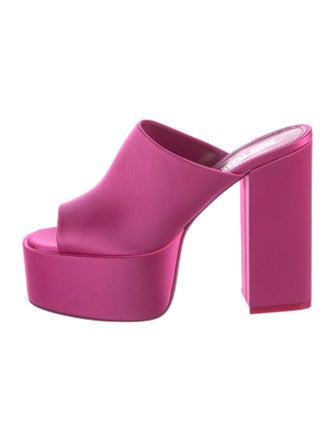 Paris Texas Satin Slides