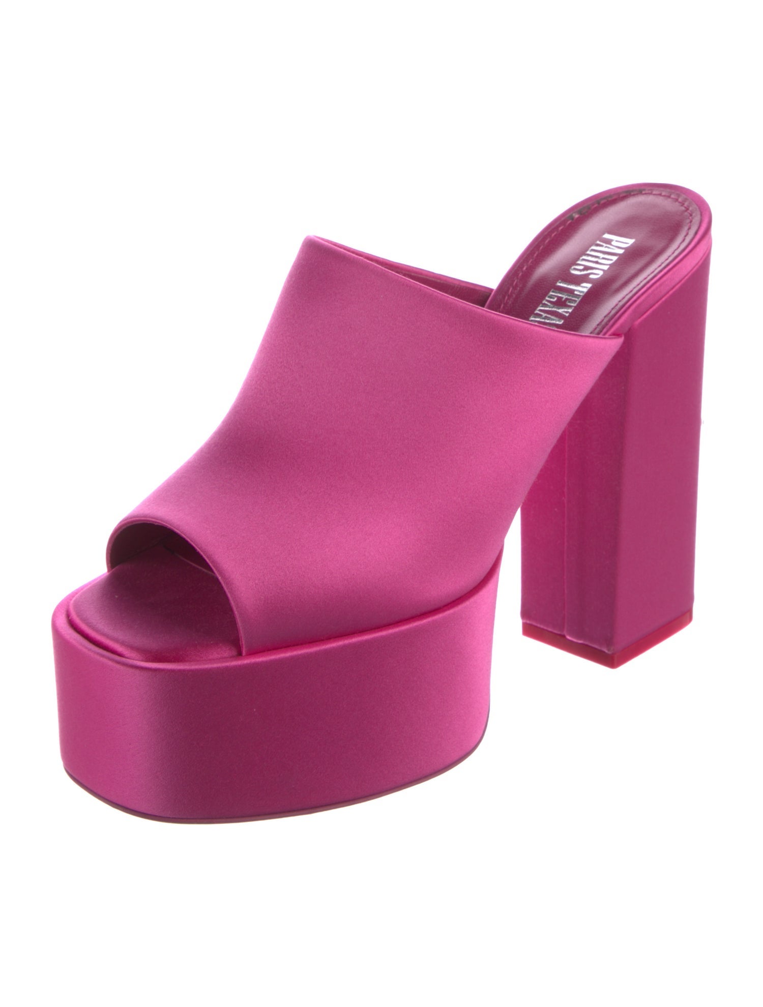 Paris Texas Satin Slides