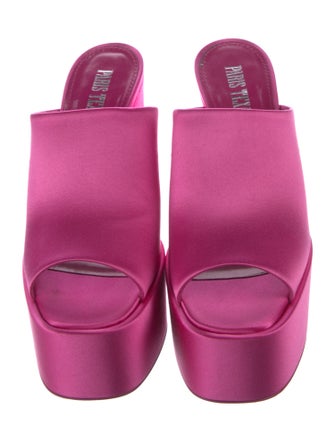 Paris Texas Satin Slides