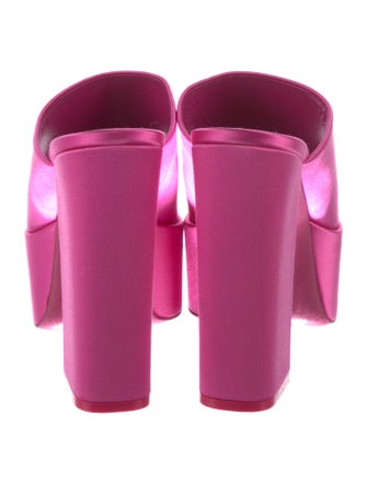 Paris Texas Satin Slides