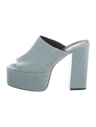 Paris Texas Denim Slides