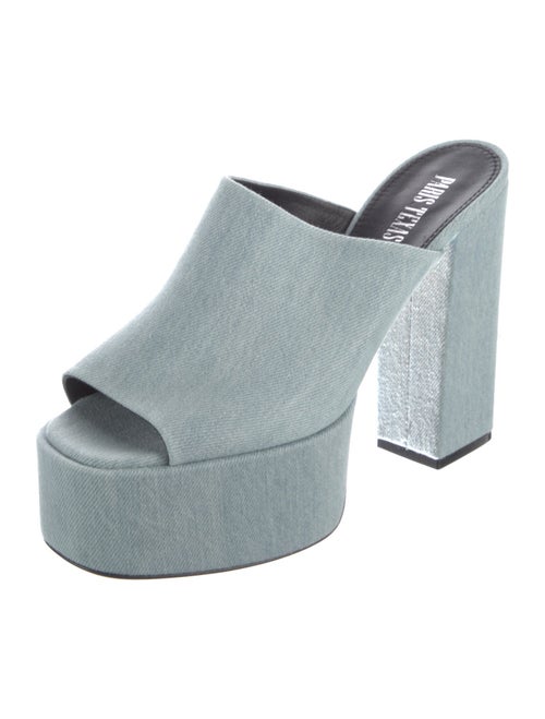 Paris Texas Denim Slides