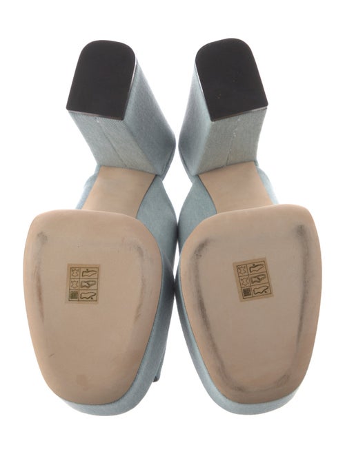 Paris Texas Denim Slides