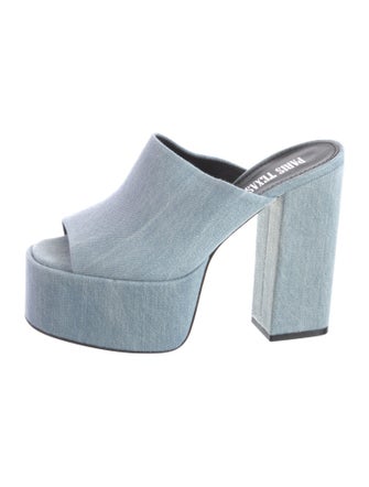 Paris Texas Denim Slides