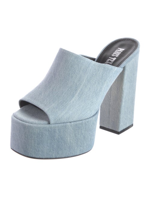 Paris Texas Denim Slides