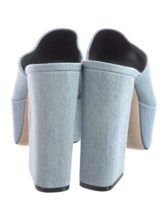 Paris Texas Denim Slides