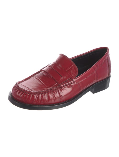 Paris Texas Embossed Leather Loafers
