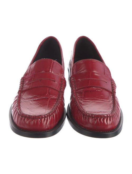 Paris Texas Embossed Leather Loafers