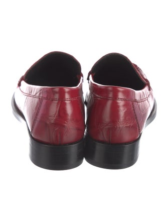 Paris Texas Embossed Leather Loafers