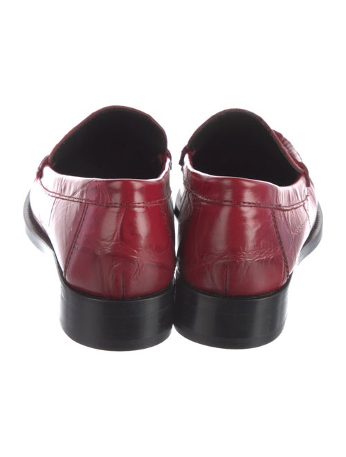 Paris Texas Embossed Leather Loafers