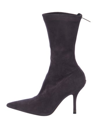 Paris Texas Suede Sock Boots