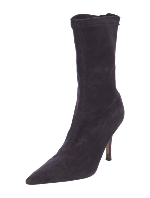 Paris Texas Suede Sock Boots