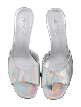 Paris Texas Patent Leather Slides