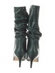 Paris Texas Embossed Leather Animal Print Slouch Boots
