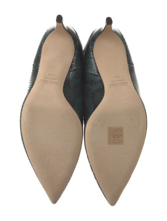 Paris Texas Embossed Leather Animal Print Slouch Boots