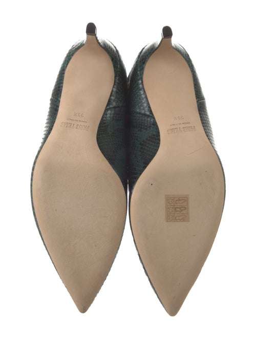 Paris Texas Embossed Leather Animal Print Slouch Boots