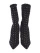 Paris Texas Suede Crystal Embellishments Sock Boots