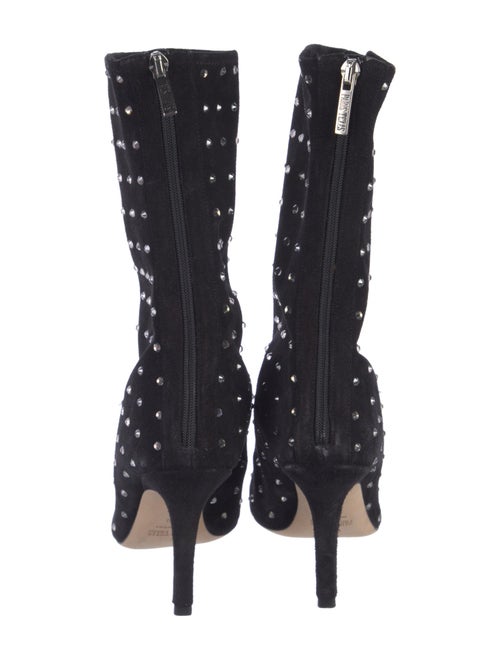 Paris Texas Suede Crystal Embellishments Sock Boots
