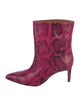 Paris Texas Leather Animal Print Boots