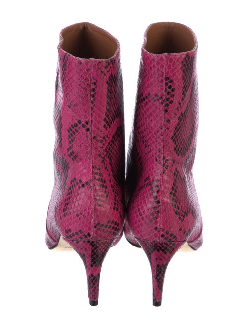 Paris Texas Leather Animal Print Boots