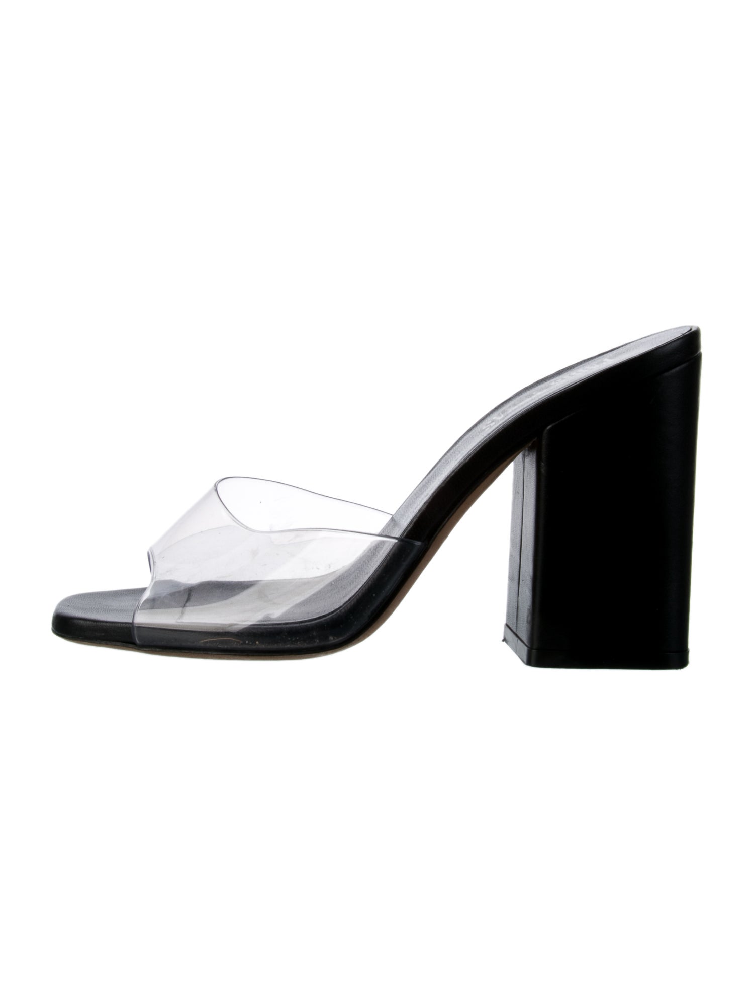 Paris Texas Leather Slides