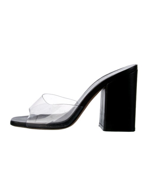 Paris Texas Leather Slides