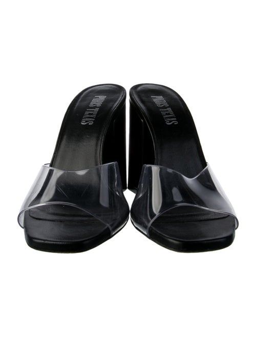 Paris Texas Leather Slides