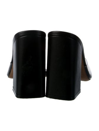 Paris Texas Leather Slides