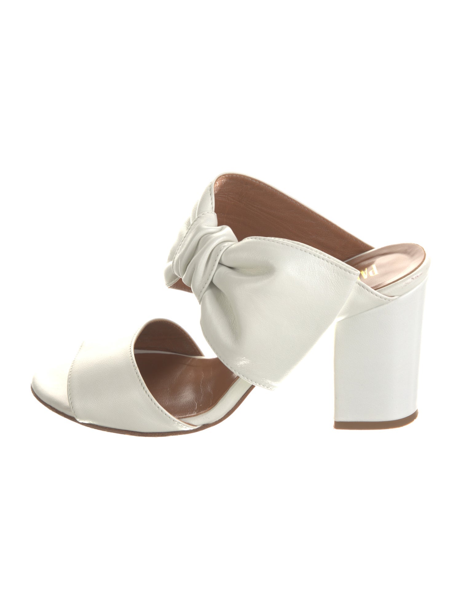 Paris Texas Leather Slides