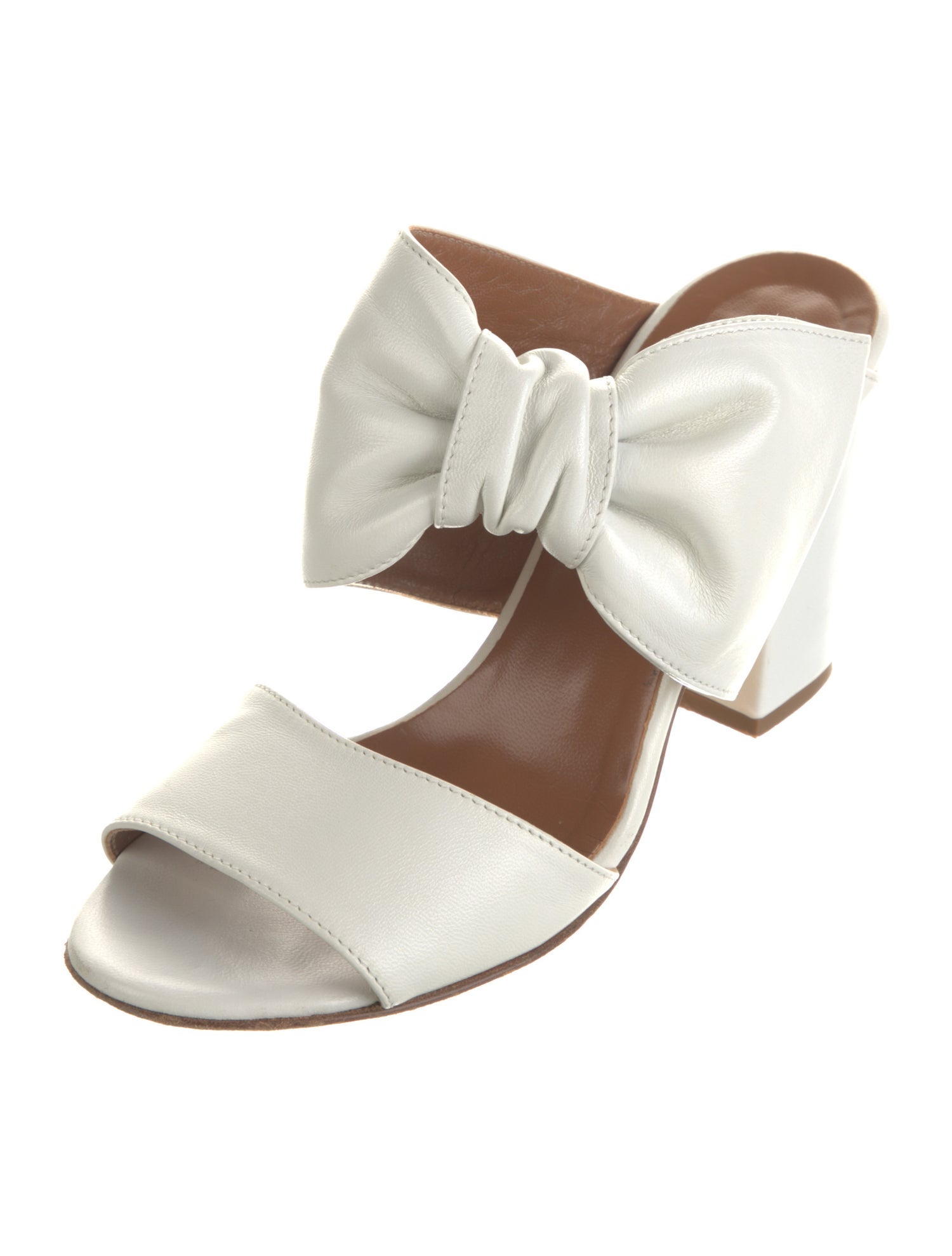 Paris Texas Leather Slides