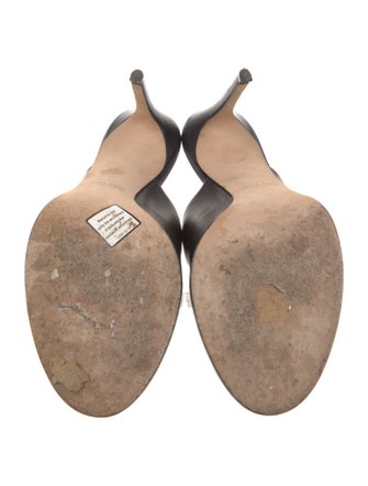 Paris Texas Leather Slides