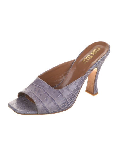 Paris Texas Crocodile Animal Print Slides