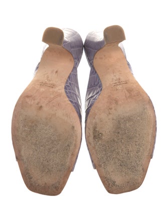 Paris Texas Crocodile Animal Print Slides