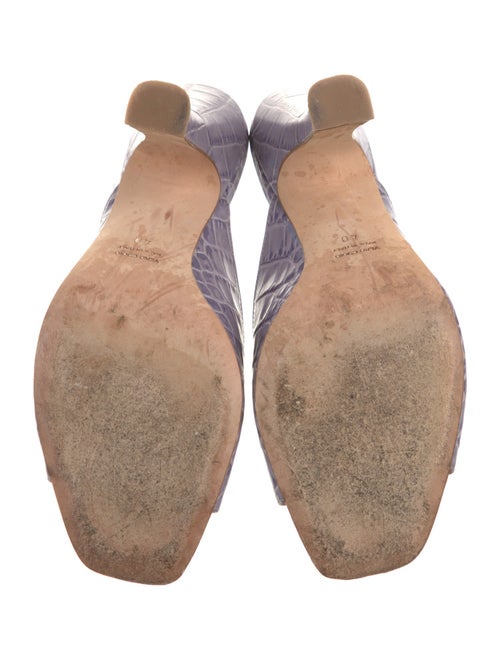 Paris Texas Crocodile Animal Print Slides