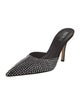 Paris Texas Suede Crystal Embellishments Mules