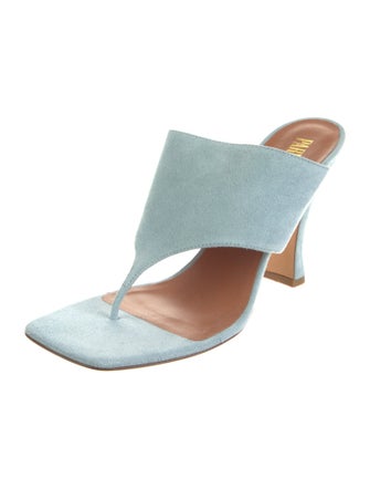 Paris Texas Suede Slides