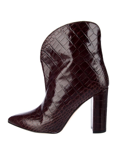 Paris Texas Embossed Leather Western Boots