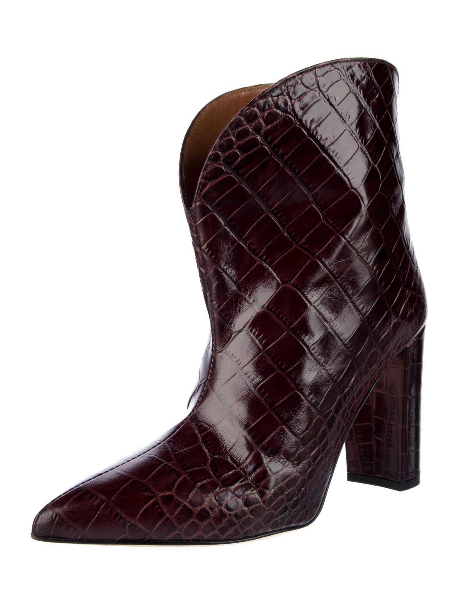 Paris Texas Embossed Leather Western Boots