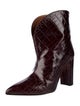 Paris Texas Embossed Leather Western Boots