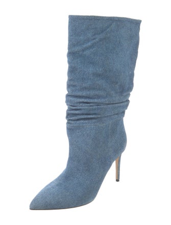 Paris Texas Denim Sock Boots