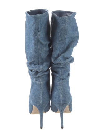 Paris Texas Denim Sock Boots