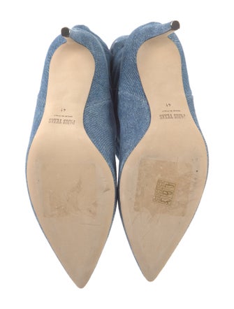 Paris Texas Denim Sock Boots