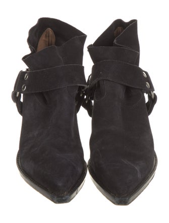 Paris Texas Suede Studded Accents Boots