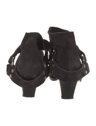 Paris Texas Suede Studded Accents Boots