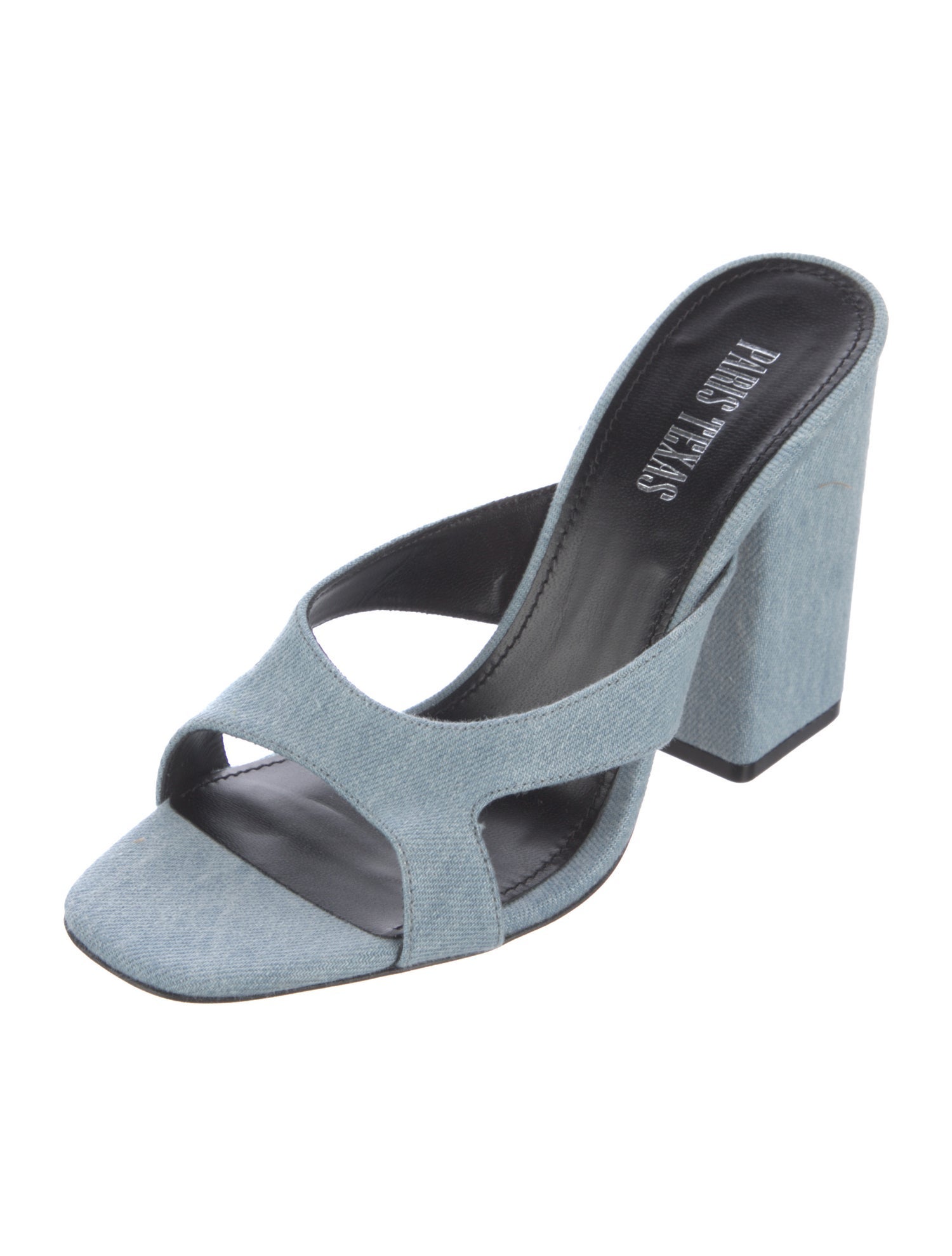 Paris Texas Denim Slides