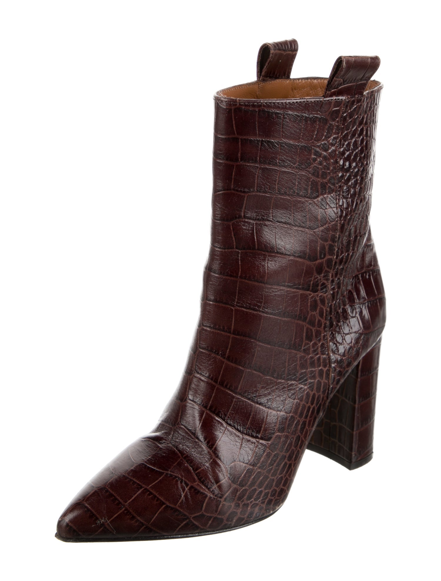 Paris Texas Embossed Leather Boots
