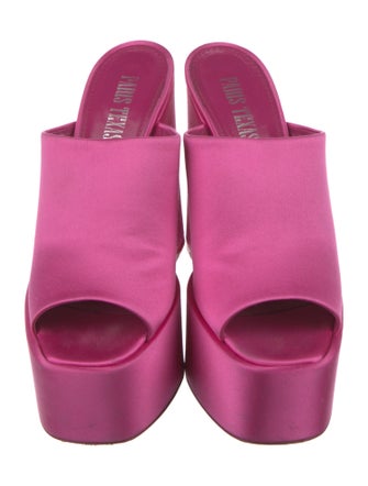 Paris Texas Satin Slides