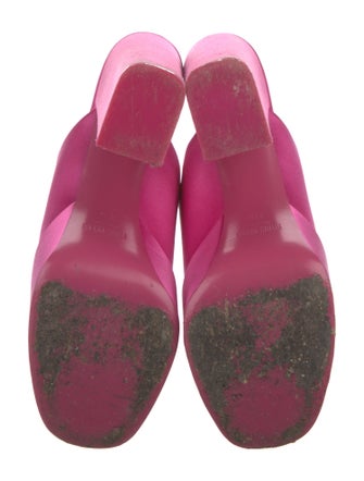 Paris Texas Satin Slides