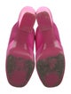 Paris Texas Satin Slides