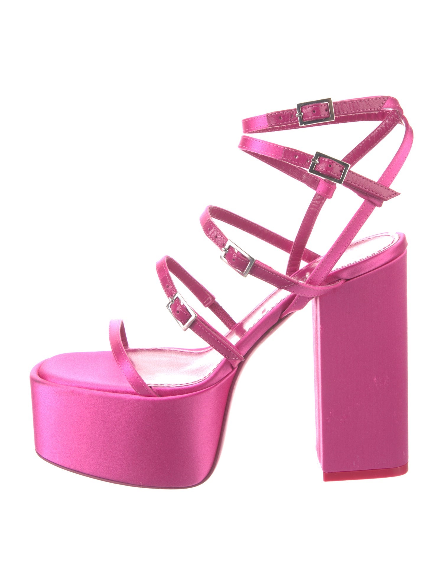 Paris Texas Satin Sandals